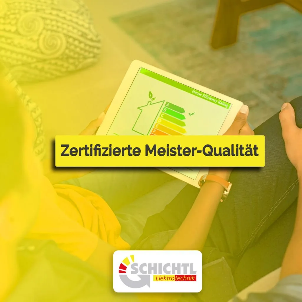 Zertifizierte Meister-Qualität: Energieausweis auf dem Tablet